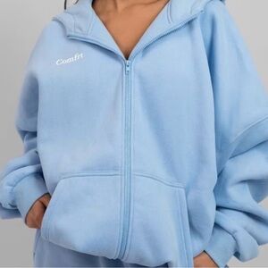 Comfrt Limited Edition Color Astro Blue Hoodie